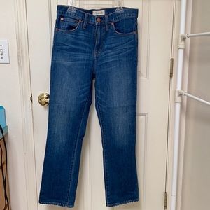 Madewell Blue Bootcut Jeans
